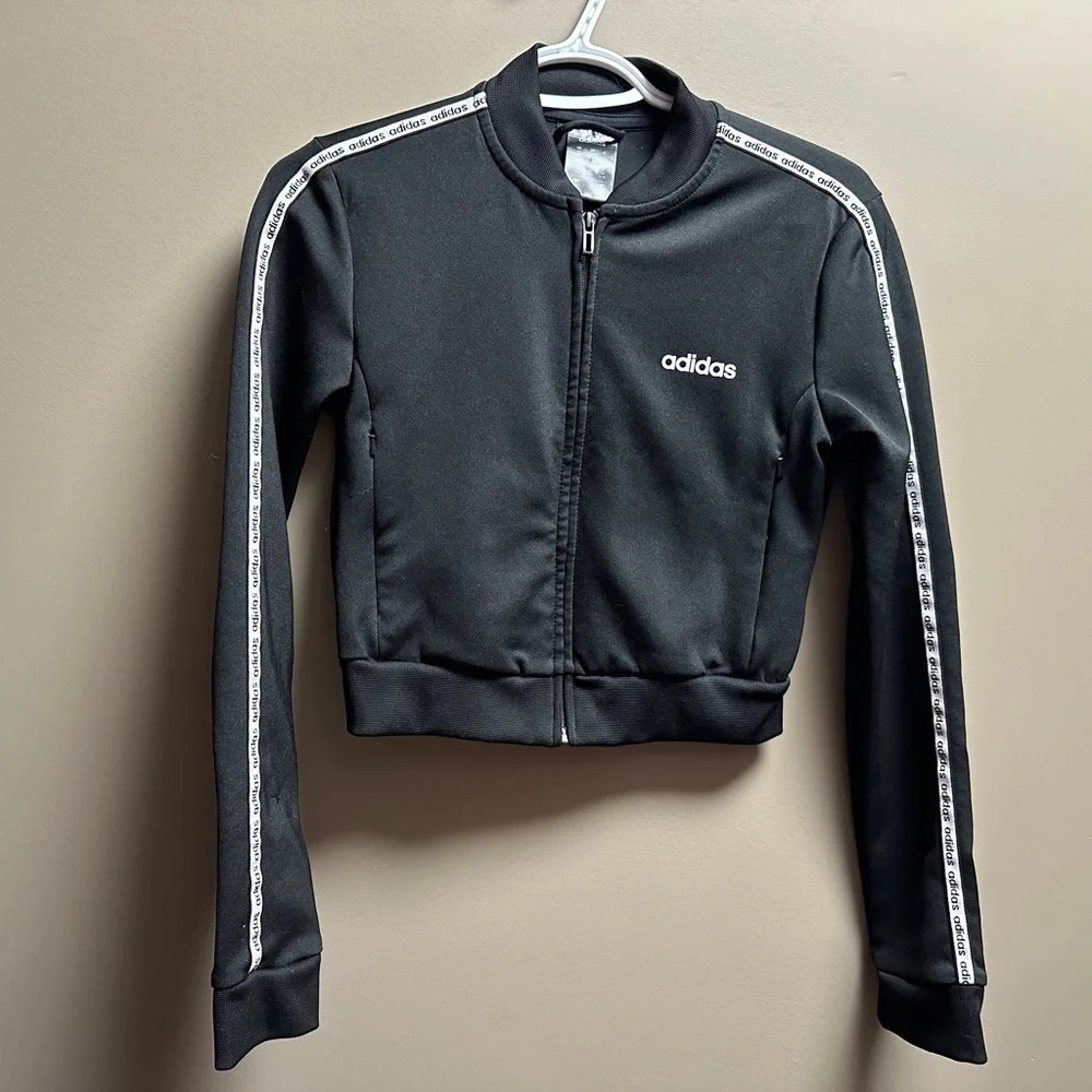 Adidas climalite cropped jacket